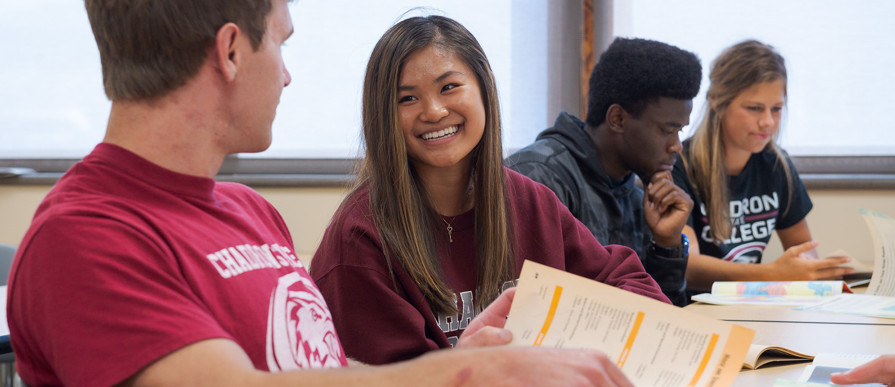 Students in classroom.