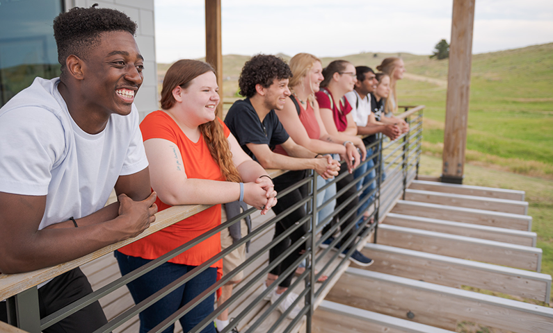 Students at Chadron State